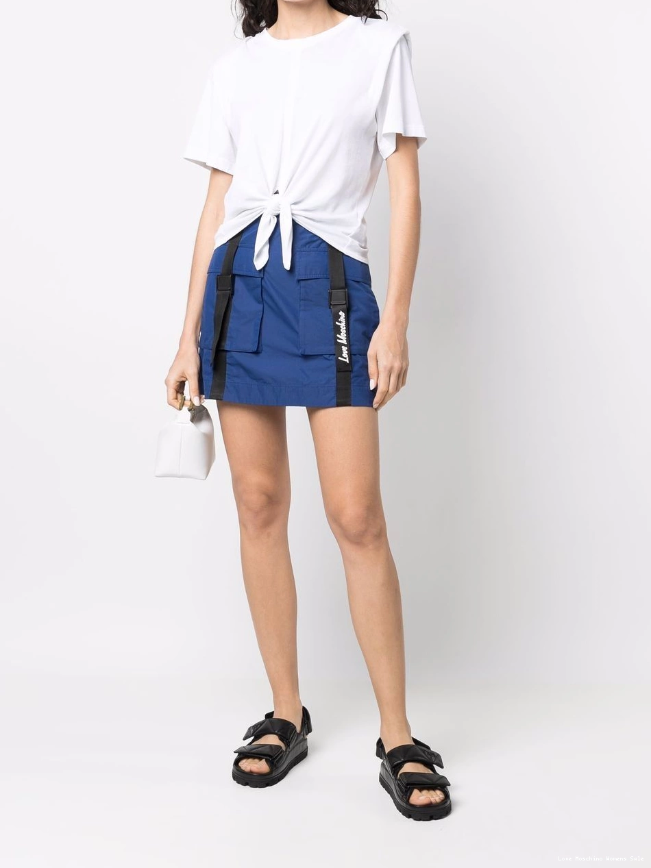 Cheap Love Moschino skirt high-waisted cargo Women 0429
